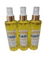 Kit 3 Body Splash Spray Corporal Yellow Fruits 200 Ml Wever