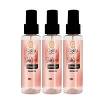 Kit 3 Body Splash Sublime Castilla Cosméticos 100ml Floral Amadeirado Feminino Elegante e Suave Kit 3 Body Splash Sublime Castilla Cosméticos 100ml Floral Amadeirado Feminino Elegante e Suave