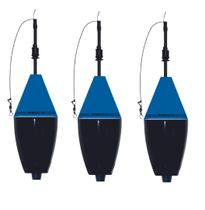 Kit 3 Boia Cevadeira Robusta 65gr Jr Pesca Azul Preta Branca