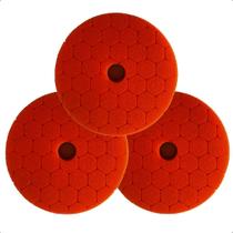 Kit 3 Boina Polimento Estético Automotivo Laranja Refino 5P Kit 3 Boina Polimento Estético Automotivo Laranja Refino 5P