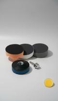Kit 3 Boinas Polimento 2" + Suporte + Adaptador
