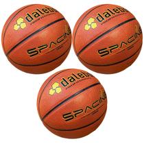 Kit 3 Bola de Basquete Oficial Profissional Tam 6.8 LSB +NF