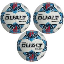 Kit 3 Bola de Futebol Campo Select Pro Costurada à Mão Branco+azul Dualt Kit 3 Bola de Futebol Campo Select Pro Costurada à Mão Branco+azul Dualt