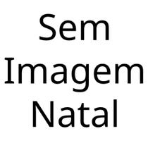 Kit 3 bola decorada natalina dourada pvc 10cm florarte