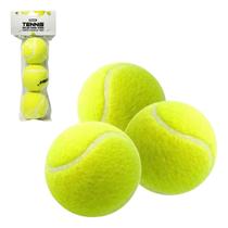 Kit 3 Bolas Bolinhas Tênis Profissional Resistente Verde Kit 3 Bolas Bolinhas Tênis Profissional Resistente Verde