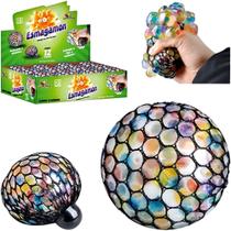 Kit 3 Bolas De Apertar Antistress Slime Ball Colorida