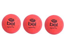 Kit 3 Bolas de Frescobol Número 3 Vermelho Belfix