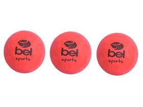 Kit 3 Bolas de Frescobol Número 3 Vermelho Belfix Kit 3 Bolas de Frescobol Número 3 Vermelho Belfix