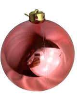 Kit 3 Bolas De Natal Rose Grandes 12cm brilhantes Decoração