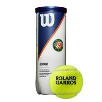 Kit 3 Bolas de Tênis Tubo Roland Garros Oficial All Court Profissional Wilson Kit 3 Bolas de Tênis Tubo Roland Garros Oficial All Court Profissional Wilson