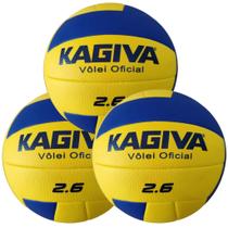 Kit 3 Bolas De Vôlei Kagiva 2.6 Oficial Kit 3 Bolas De Vôlei Kagiva 2.6 Oficial