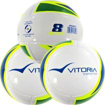 Kit 3 Bolas Vitoria Oficial Futebol Society Profissional - Vitoria Esportes