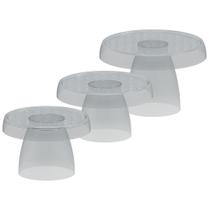 Kit 3 Boleiras Tela Indiana Decoração Festa Eventos Kit 3 Boleiras Tela Indiana Decoração Festa Eventos