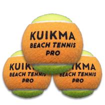 Kit 3 Bolinhas Beach Tennis Kuikma ITF Approved Stage 2 antiga Sandever