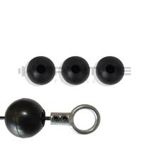 Kit 3 Bolinhas de Borracha Grandes 5 Cm Cabo Aço Academia Terminais Bola Para Terminal Cross Over Equipamento