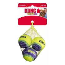 Kit 3 Bolinhas para Cachorro CrunchAir Kong - P Kit 3 Bolinhas para Cachorro CrunchAir Kong - P