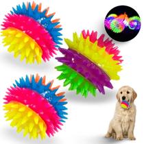 Kit 3 Bolinhas para cães Bola Led 4 cores para cães e gatos Pets Brinquedo Interativo