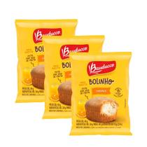 Kit 3 Bolinho Bauducco Laranja 40g
