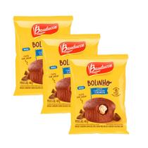 Kit 3 Bolinho Bauducco Sabor Chocolate com Recheio de Baunilha 40g