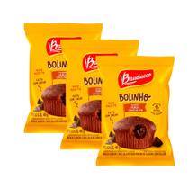 Kit 3 Bolinho Bauducco Sabor Duplo Chocolate 40g
