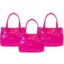 Kit 3 Bolsa De Praia Sacola Piscina Transparente Impermeável Verão