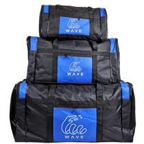 Kit 3 Bolsa De Viagem Resistente Dobrável Família Férias Kit 3 Bolsa De Viagem Resistente Dobrável Família Férias