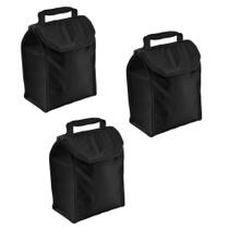 Kit 3 Bolsa Térmica Cooler Lunch 4,2 Litros Lancheira Refeição - Soprano