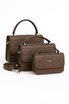 Kit 3 Bolsas Femininas Kit P M G Elegância para Presentear