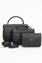 Kit 3 Bolsas Femininas Kit P M G Elegância Para Presentear