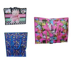 Kit 3 Bolsas Sacola De Viagem Com Ziper Estampa Sortida