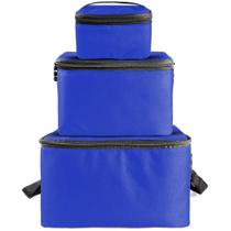 Kit 3 Bolsas Termicas Impermeaveis 1L 5L 10L BLT125 Azul Marinho - Teisen