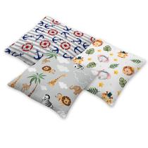 Kit 3 Bolsas Térmicas para Cólicas - Safari Feliz, Safari Cinza e Âncoras Vermelhas Kit 3 Bolsas Térmicas para Cólicas - Safari Feliz, Safari Cinza e Âncoras Vermelhas