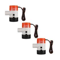 Kit 3 Bombas de Porão 1100 GPH SEAFLO 12V 3A Barco Lancha Jet Kit 3 Bombas de Porão 1100 GPH SEAFLO 12V 3A Barco Lancha Jet