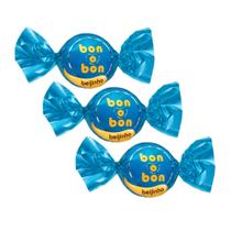 Kit 3 Bombom Bon O Bon Sabor Beijinho 15g com 1 Unidade Kit 3 Bombom Bon O Bon Sabor Beijinho 15g com 1 Unidade