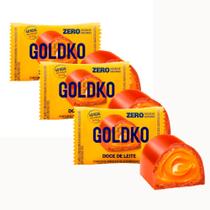 Kit 3 Bombom GoldKo Doce de Leite Zero Adição de Açúcares 13,5g