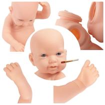 Kit 3 Boneca Bebê Reborn Molde Larinha 43cm Com Olhos Kit 3 Boneca Bebê Reborn Molde Larinha 43cm Com Olhos