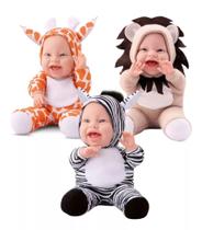 Kit 3 Bonecas Baby Babilina Planet Animais Super Macia 30cm Kit 3 Bonecas Baby Babilina Planet Animais Super Macia 30cm