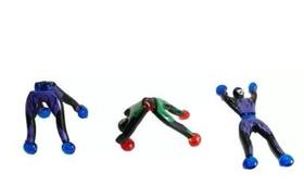 Kit 3 Boneco Ninja Gruda Parede Homem Geleca Plástico - ToyKing