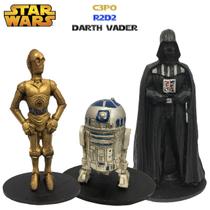 Kit 3 Boneco Star Wars 15cm em Resina - Star Wars Kit 3 Boneco Star Wars 15cm em Resina - Star Wars