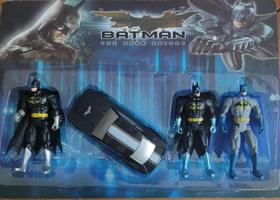 Kit 3 bonecos do batman carrinho