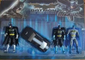 Kit 3 bonecos do batman carrinho