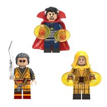 Kit 3 bonecos doutor estranho bloco de montar Kit 3 bonecos doutor estranho bloco de montar