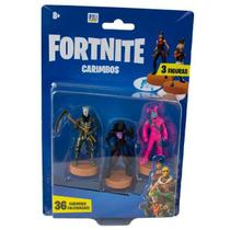 Kit 3 Bonecos Fortnite Com Carrimbo 7M