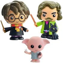 Kit 3 Bonecos Harry Potter Dobby Sirius Black Colecionável Kit 3 Bonecos Harry Potter Dobby Sirius Black Colecionável
