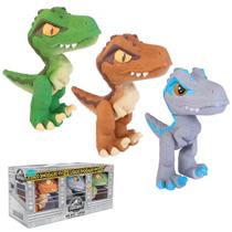 Kit 3 Bonecos Jurassic World Velociraptor Blue Delta Echo