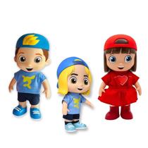 Kit 3 Bonecos Luke - Gi - Luccas Neto Os Aventureiros Rosita Kit 3 Bonecos Luke - Gi - Luccas Neto Os Aventureiros Rosita