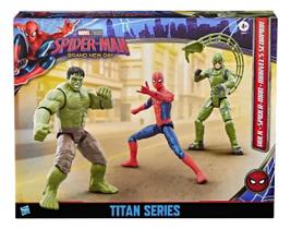 Kit 3 Bonecos - Marvel Titan Hero Series - Homem Aranha Hulk E Escorpiao - HASBRO Kit 3 Bonecos - Marvel Titan Hero Series - Homem Aranha Hulk E Escorpiao - HASBRO