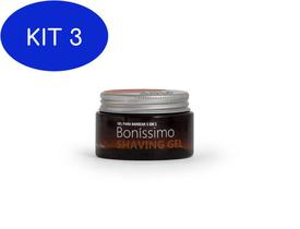 Kit 3 Boníssimo Shaving - Gel Para Barbear 100 G