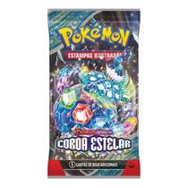 Kit: 3 booster card pokemon escarlate e violeta coroa estelar booster Kit: 3 booster card pokemon escarlate e violeta coroa estelar booster