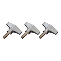 Kit 3 Borboleta Macho 6mm x 15mm Supreme 11.1 Cromada